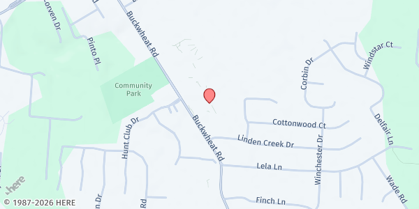 Map showing St. Elizabeth Ann Seton SVDP at 5900 Buckwheat Rd., Milford, OH