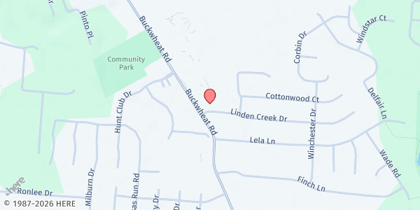 Map showing St. Elizabeth Seton SVDP at 5890 Buckwheat Rd, Milford, OH