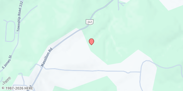 Map showing Love Center Food Pantry at 1291 Massillon Rd., Millersburg, OH