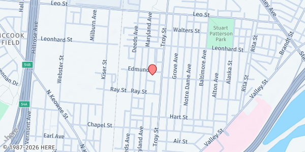 Map showing Abundant Season at 2023 Springboro West Rd., Moraine, OH
