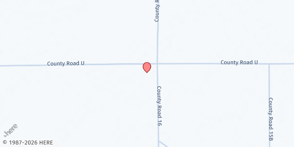 Map showing St. John's Lutheran - Napoleon at 16035 County Road U, NAPOLEON, OH