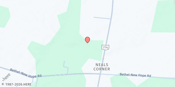 Map showing Mount Nebo United Methodist Church at 11693 State Route 774, Neals Corner, OH