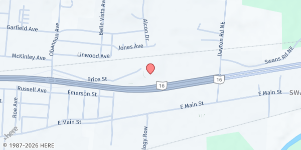 Map showing Food Pantry Network of Licking County at Food Pantry Network of Licking County, Newark, OH