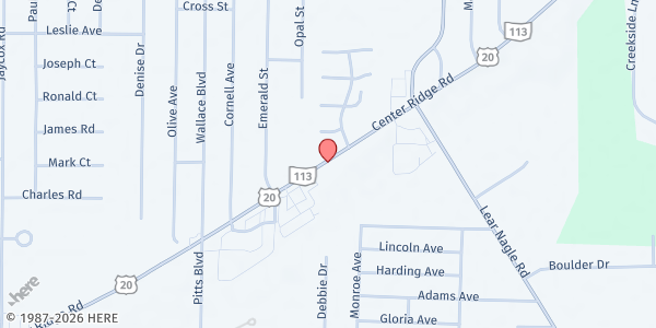 Map showing Pantry at 34015 Center Ridge Rd, North Ridgeville, OH