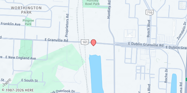 Map showing Pregnancy Decision Health Centers - Northland at 665 East Dublin Granville Road, Northland, OH