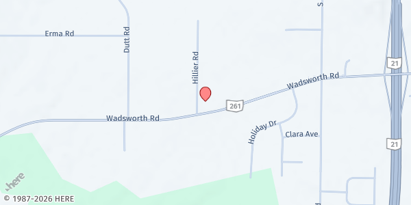 Map showing The Father's House at 4061 Wadsworth Rd., Norton, OH