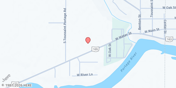 Map showing OAK HARBOR ALLIANCE CHAPEL at 11805 OH-105, Oak Harbor, OH