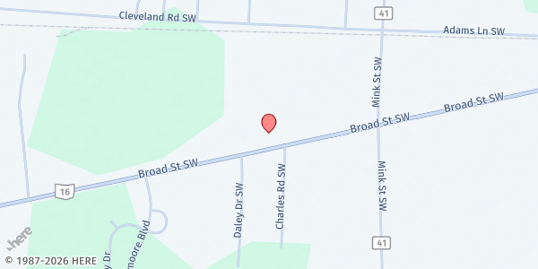 Map showing New Life East Food Pantry - Pataskala at 13142 East BROAD ST SW, PATASKALA, OH