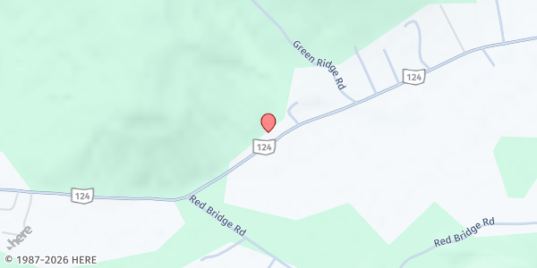 Map showing Overflow Mission - Food Distribution Center at 11869 OH-124, Peebles, OH