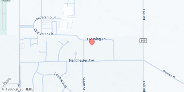 Map showing The Perry Center at 4261 Manchester Rd, Perry, OH