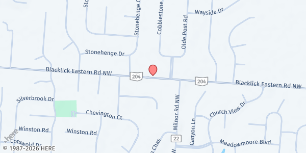 Map showing Compassion in Action - Pickerington Pantry at 6810 Blacklick-Eastern Rd NW, PICKERINGTON, OH