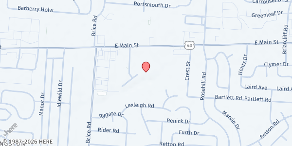Map showing Mid-Ohio Market at HEART at 6475 E MAIN ST STE 101, REYNOLDSBURG, OH