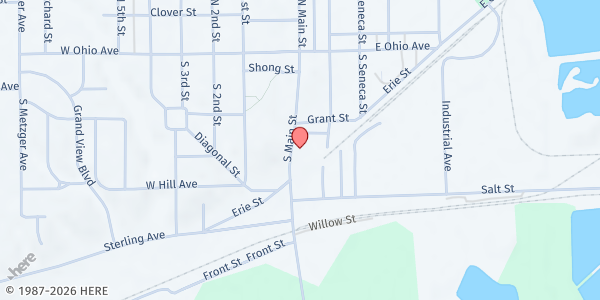 Map showing Community Action/Wayne-Medina at 88 N Main St, Rittman, OH