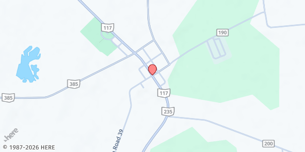 Map showing Victory Chapel of Praise Food Pantry at Corner of SR 117 & SR 235, Roundhead, OH