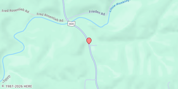 Map showing Lewisville Community Center Food Pantry SOMA at 34467 Ohio 800, Sardis, OH