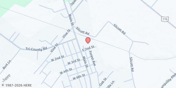 Map showing Seaman Senior Nutrition Site at 17806 S.R 247, Seaman, OH