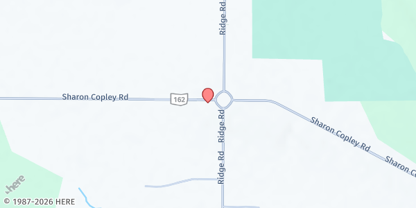 Map showing St. Paul Lutheran Church at 6462 Ridge Rd., Sharon Center, OH