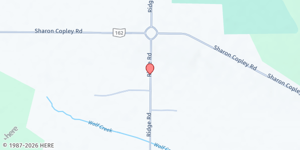 Map showing St. Paul Lutheran Church Pantry at 6462 Ridge Rd, Sharon Center, OH