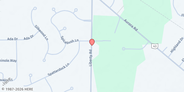 Map showing Solon Rotary Club Pantry at 6909 Liberty Rd., Solon, OH