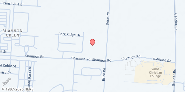 Map showing Dayspring Community Church Pantry at 3919 Brice Road, South Columbus, OH