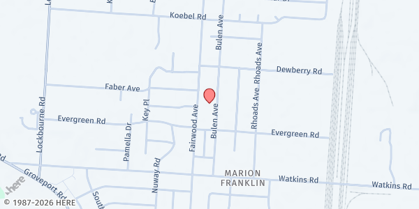 Map showing Feed A Need Kingdom Kids at 2815 Bulen Avenue, South Columbus, OH