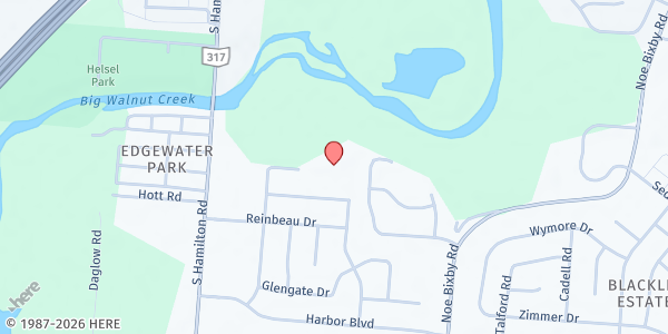 Map showing Madison Elementary School at 4600 Madison School Drive, South Columbus, OH