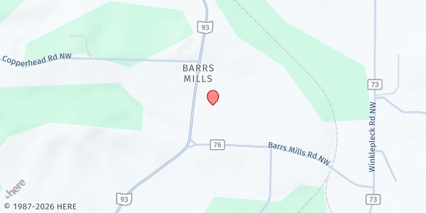 Map showing Harbor of Hope at 4677 SR 93 NW, Sugarcreek, OH