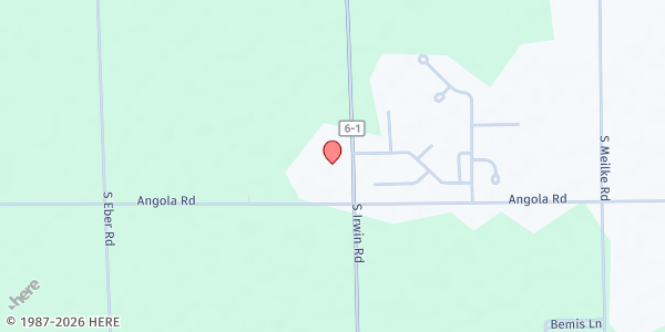 Map showing House of Emmanuel at 350 South Irwin Road, Swanton, OH