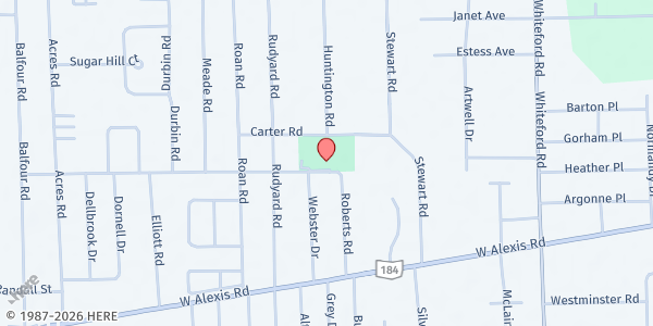Map showing Sylvania Area Family Services at 5440 Marshall Road, Sylvania, OH