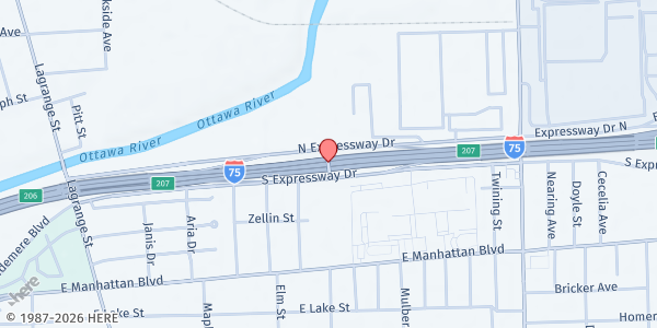 Map showing Crossroads on 23 at Crossroads on 23, Toledo, OH