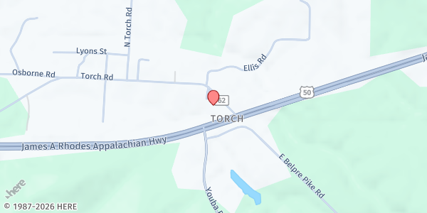 Map showing Torch UMC- Feed My Sheep at 29023 Torch Road, Torch, OH