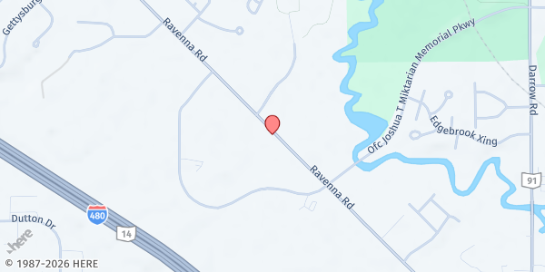 Map showing Pantry at 10204 Ravenna Rd, TWINSBURG, OH