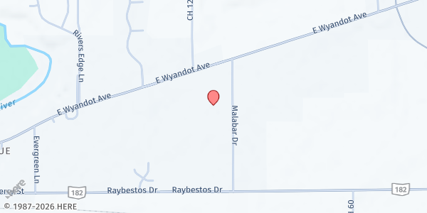 Map showing Open Door Food Pantry at 108 Malabar Dr, Upper Sandusky, OH