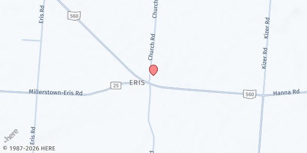 Map showing Concord Community Food Pantry at 2963 OH-560, Urbana, OH