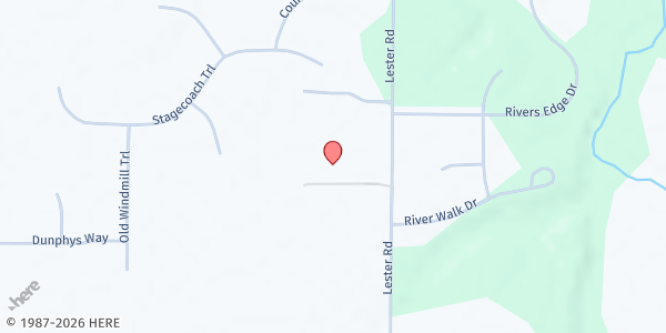 Map showing Life Spring Community Church at 1638 Lester Rd, Valley City, OH