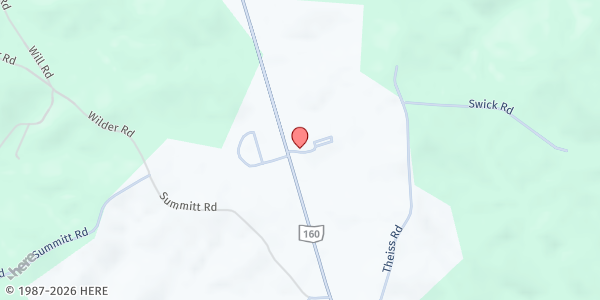 Map showing Vinton Baptist Church Food Pantry at 11818 Ohio 160, Vinton, OH