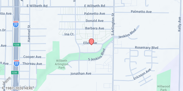 Map showing Akron Dream Center at 1035 Rosemary Blvd Suite A, Wadsworth, OH