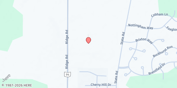 Map showing Helping Hands Ministry (Northside Christian Church) at 7615 Ridge Road, Wadsworth, OH