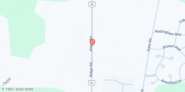 Map showing Helping Hands Ministry - Wadsworth at 7615 Ridge Rd, Wadsworth, OH