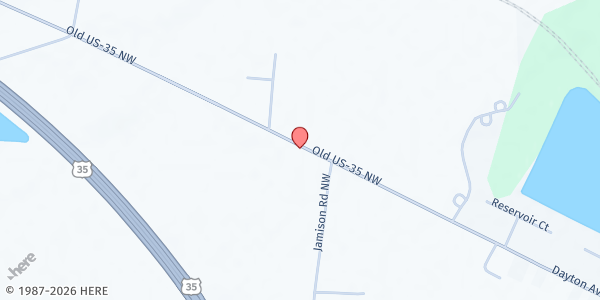 Map showing Heritage Memorial Church Pantry at 1867 Old U.S. 35, Washington Court House, OH