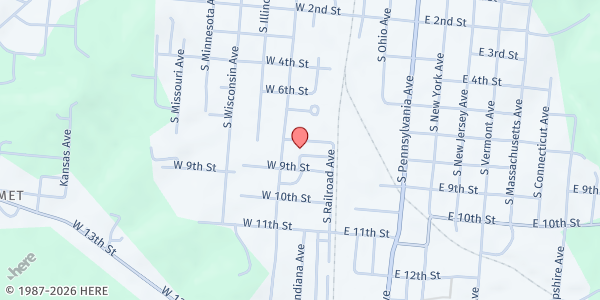 Map showing My Brother's Place at 116 S Railroad Ave, WELLSTON, OH
