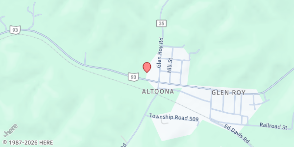 Map showing TLC Ministries at 22783 Ohio 93, Wellston, OH