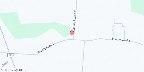 Map showing Caring Neighbors Food Pantry at 9609 Co Rd 2, West Mansfield, OH