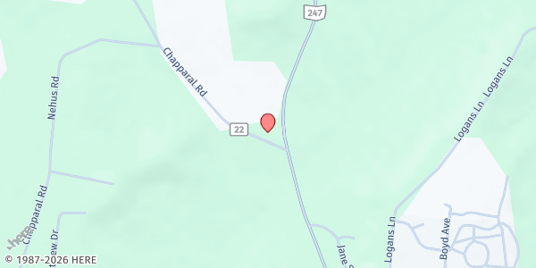 Map showing Interfaith House - West Union at 5300 Chapparal Rd, West Union, OH