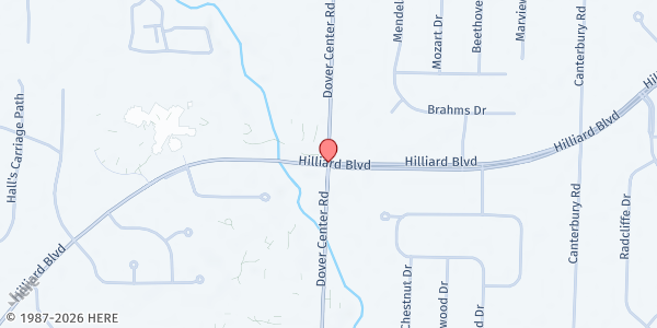 Map showing Villa Mercede Apartments at 1331 West 70th St, Westlake, OH