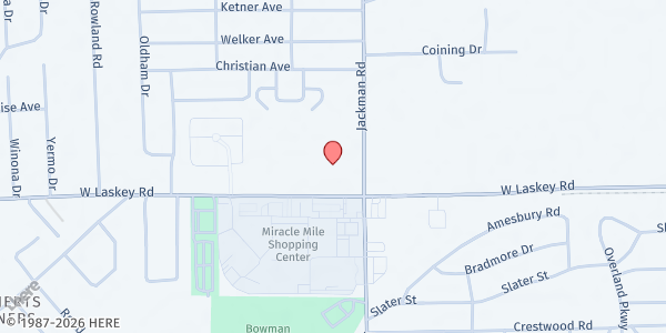 Map showing Marketplace Community Church at 5055 Jackman Road, Whitmer-Trilby, OH