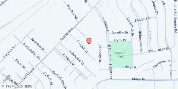 Map showing Our Lady of Mt. Carmel at 1730 Mount Carmel Dr, Wickliffe, OH