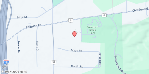 Map showing Saint Noel Parish Food Pantry at 35200 Chardon Rd, Willoughby Hills, OH