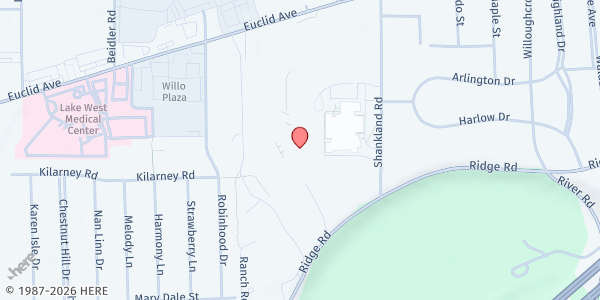 Map showing The City of Willoughby Senior Market at 36939 Ridge Rd, Willoughby, OH
