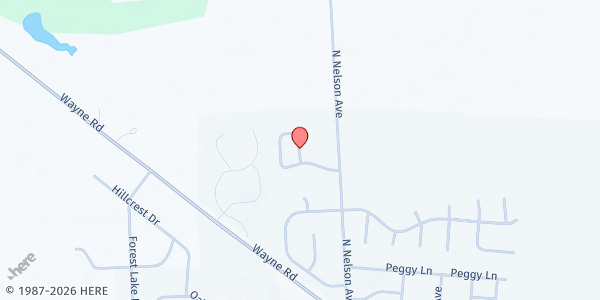 Map showing Clinton Co. Community Action at 789 N. Nelson Ave., Wilmington, OH